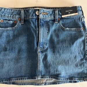 Abercrombie & Fitch Classic Blue Denim Skirt